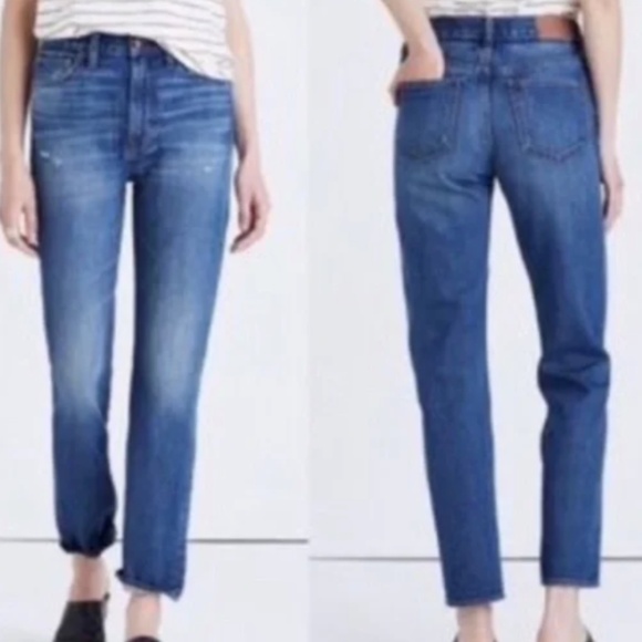 Madewell Johnny Wash The Perfect Vintage Y2K Retro High Rise Denim Jeans Size 28 - Picture 2 of 14